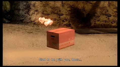 love box metal gear|metal gear peace walker scene.